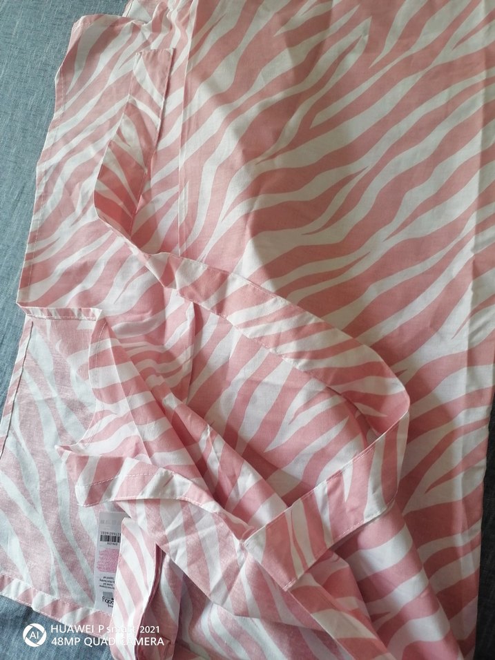 Pembe Zebra Desenli Hamile ve Emzirme Yastığı - Görsel 5