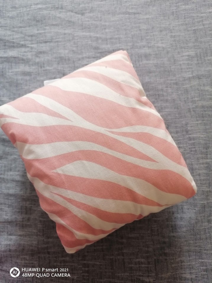 Pembe Zebra Desenli Hamile ve Emzirme Yastığı - Görsel 3