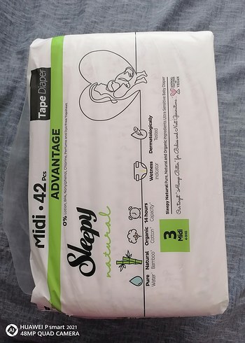 Sleepy Natural Midi 42'li Bebek Bezi - Görsel 3