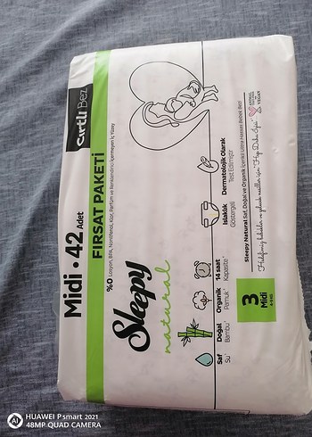 Sleepy Natural Midi 42'li Bebek Bezi - Görsel 4