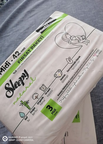 Sleepy Natural Midi 42'li Bebek Bezi - Görsel 6