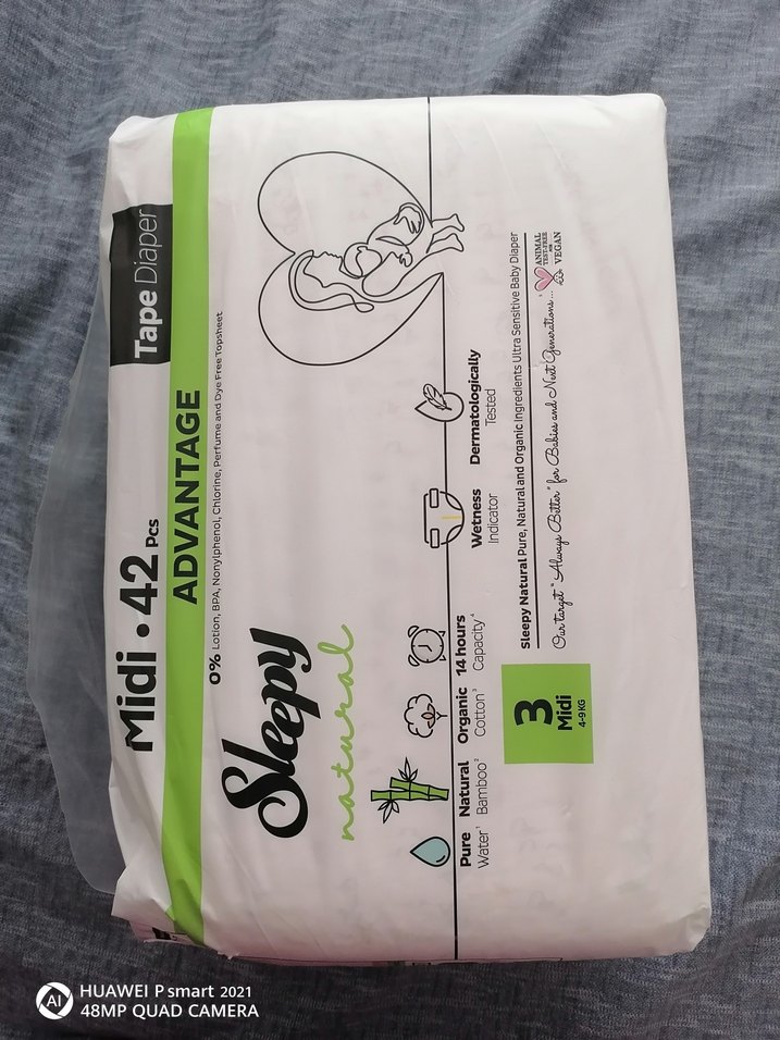 Sleepy Natural Midi 42'li Bebek Bezi - Görsel 3