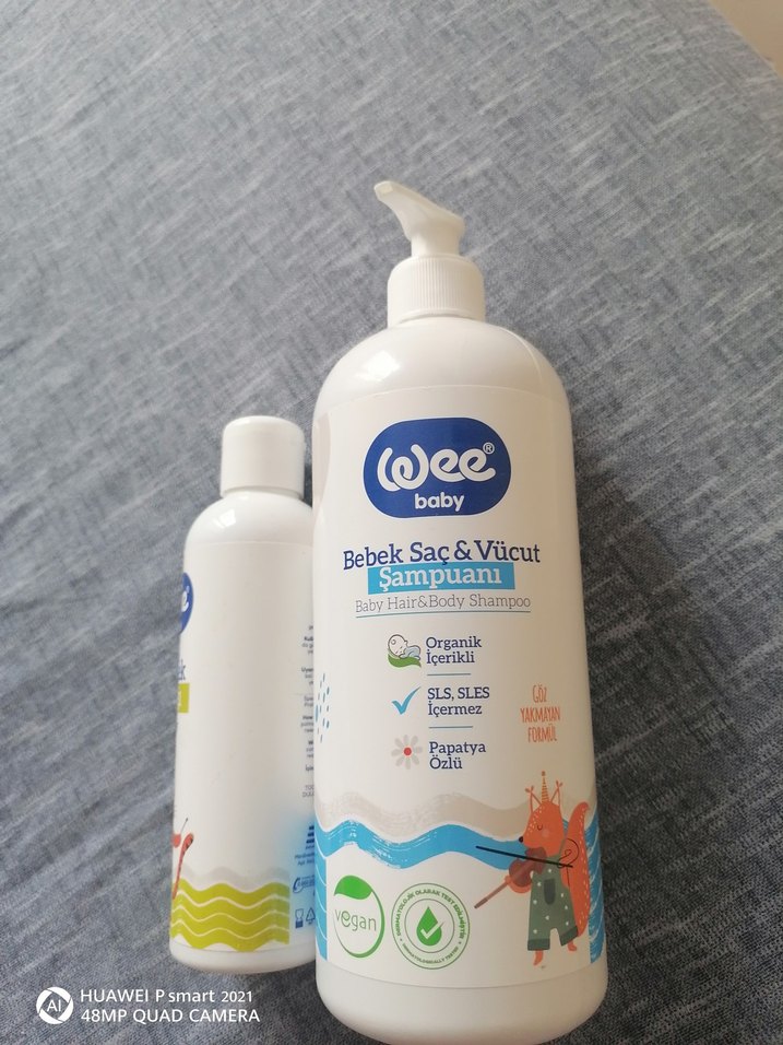 Wee Baby Saç & Vücut Şampuanı ve Bebek Yağı - Görsel 4
