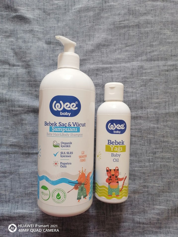Wee Baby Saç & Vücut Şampuanı ve Bebek Yağı - Görsel 2