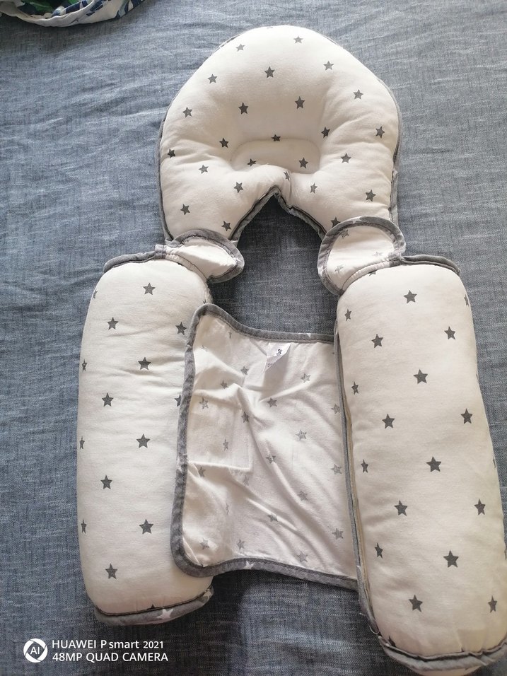 Bebek yan yatış yastığı kiraz çekirdeği Kemeri düz kafa yastığı - Görsel 5
