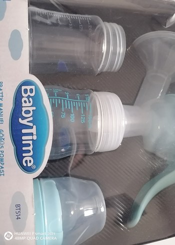 BabyTime Pratik Manuel Göğüs Pompası Mavi - Görsel 6