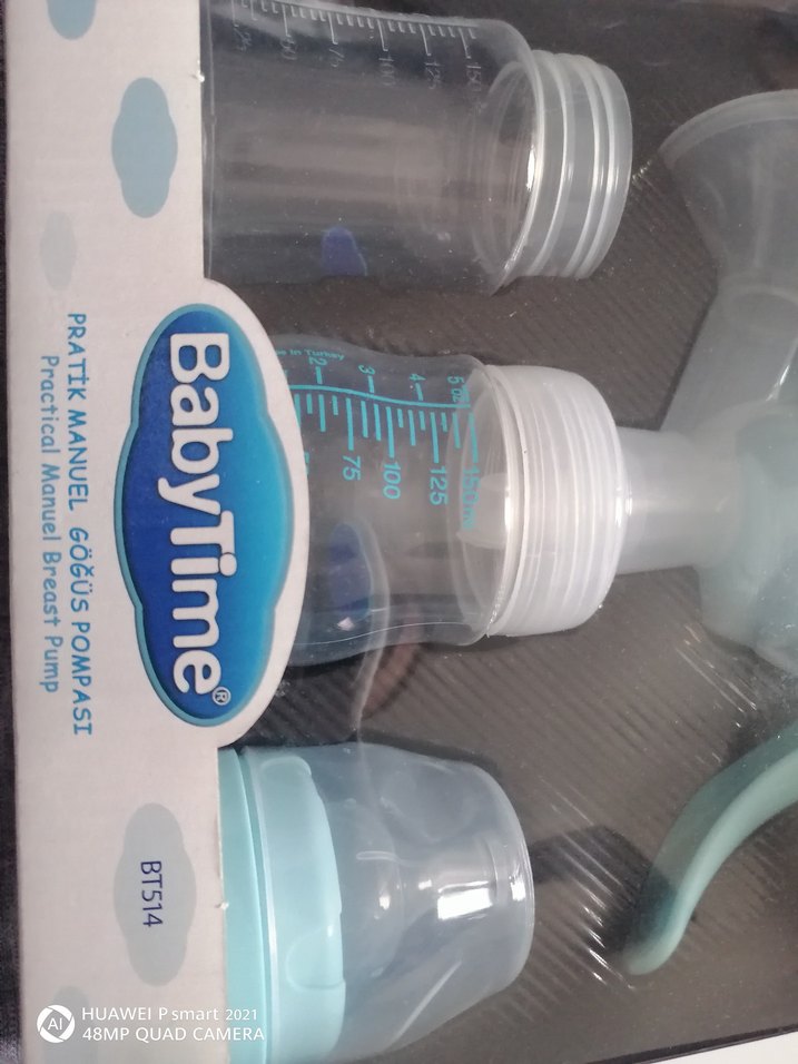 BabyTime Pratik Manuel Göğüs Pompası Mavi - Görsel 5