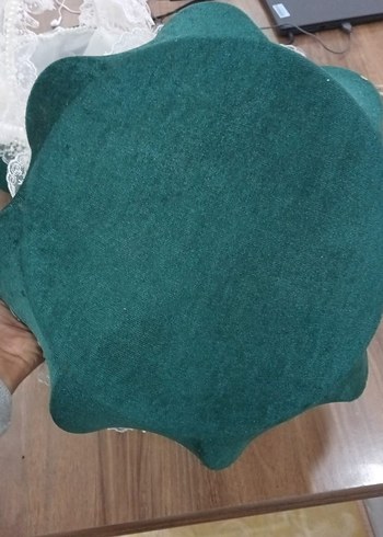 Dantel Detaylı Beyaz Vintage Gelin Aksesuarı - Görsel 3