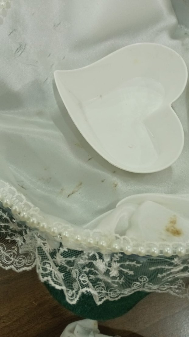 Dantel Detaylı Beyaz Vintage Gelin Aksesuarı - Görsel 5