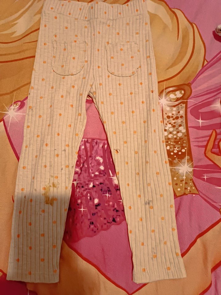 Parlak Bej Desenli Çocuk taytı - Görsel 3