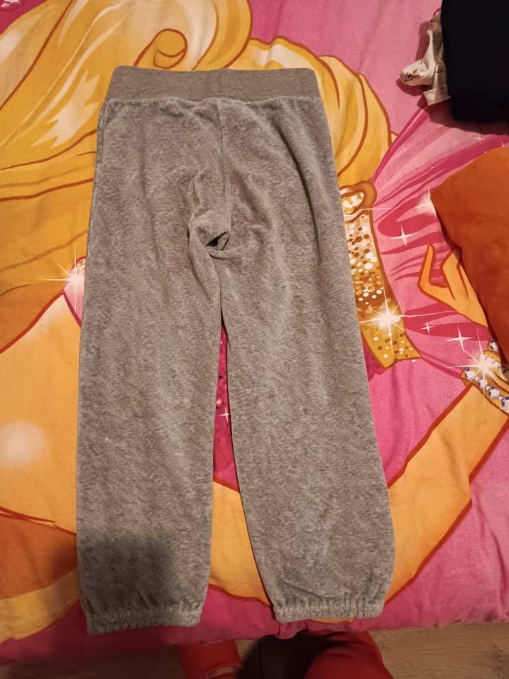 Gri Kadın Hamile Eşofman Altı Velcro Detaylı - Görsel 3