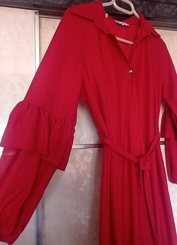 xl Beden Kırmızı Elbise 