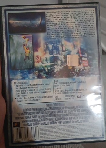 The Day After Tomorrow - Yarından Sonra DVD - Görsel 2