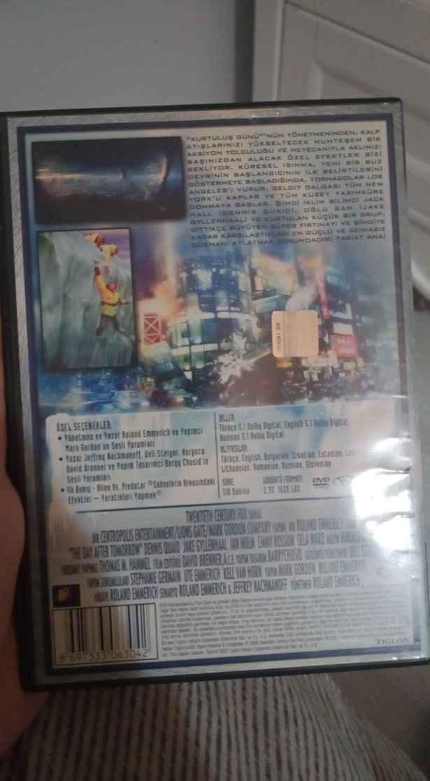 The Day After Tomorrow - Yarından Sonra DVD - Görsel 2