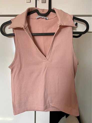 stradivarius polo yaka üst