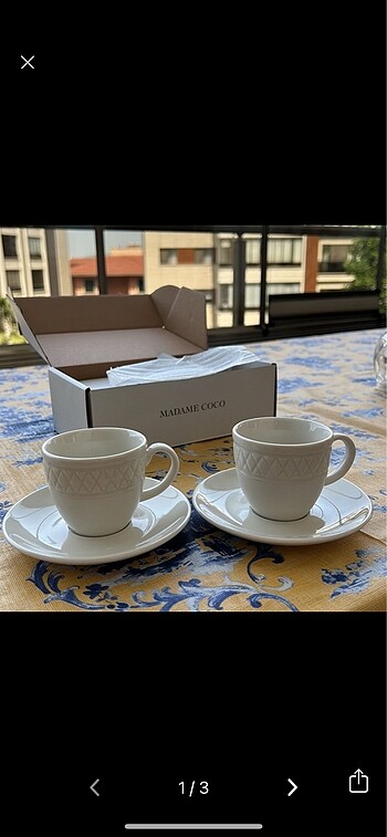 Madame coco 2?li fincan takımı