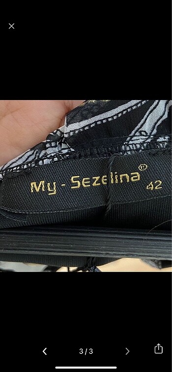 42 Beden My - Sezelina Elbise