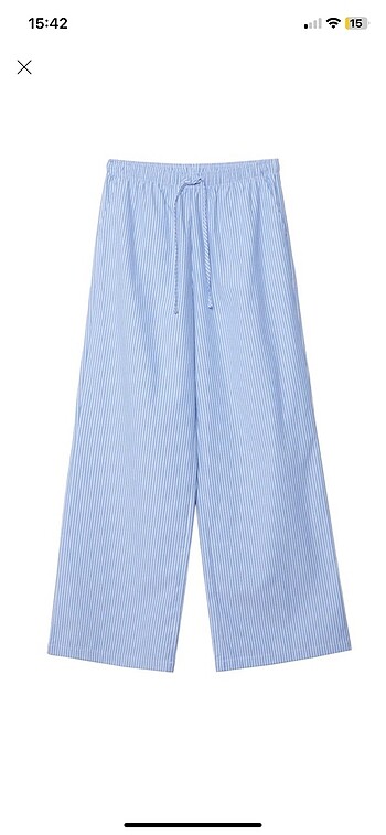 stradivarius çizgili pantolon
