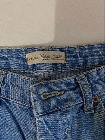 s Beden mavi Renk bershka kot pantolon