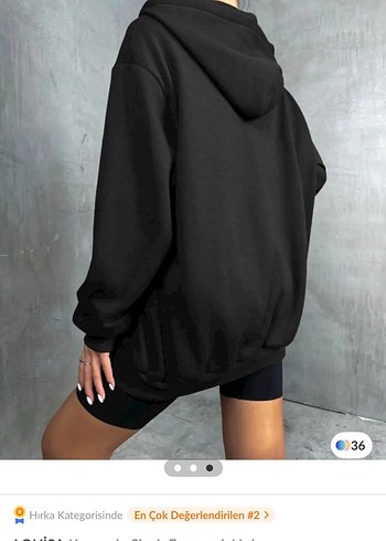 xl Beden Siyah Fermuarlı Oversize Mini Ceket