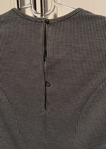 Gri Kısa Kollu Mini Tulum - Görsel 5