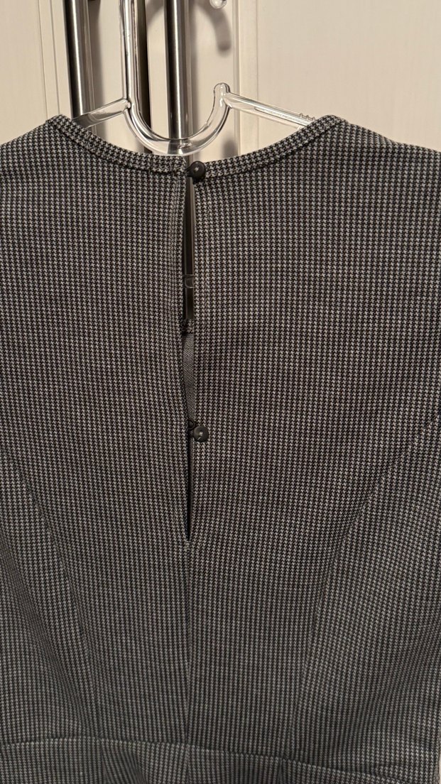 Gri Kısa Kollu Mini Tulum - Görsel 5