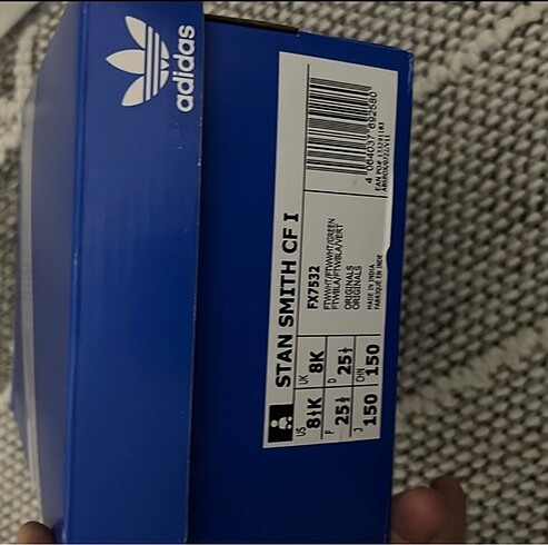 25 Beden beyaz Renk Adidas stan smith