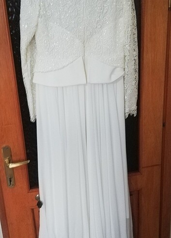 42 Beden beyaz Renk Nişan nikah sünnet annesi elbisesi 