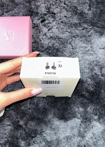 swarovski kuğu küpe - Görsel 3