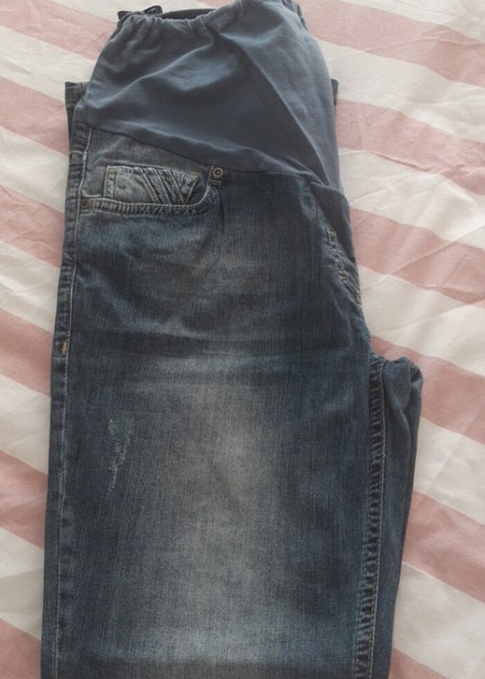 Hamile jeans hamile kot pantolon - Görsel 5