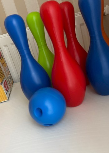 Renkli Plastik Bowling Seti - Görsel 2