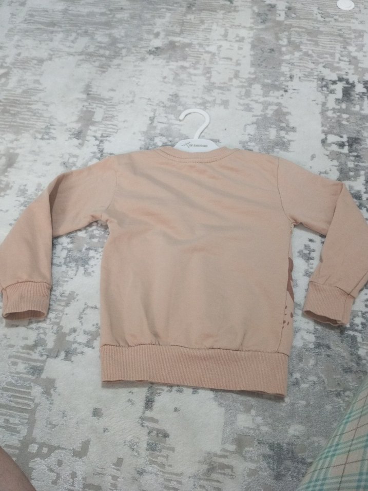 Bej Erkek Çocuk Baskılı Sweatshirt - Görsel 2