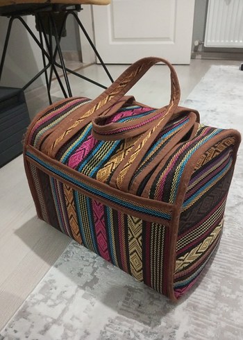 Renkli Bohem Kadın büyük Çantası - Görsel 2