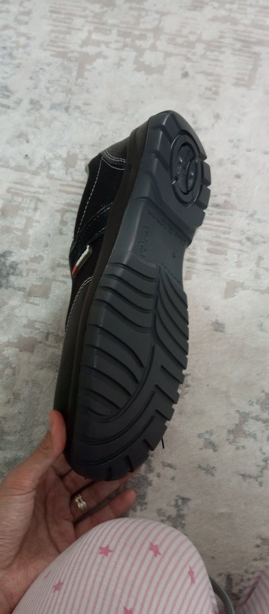 Cırt Cırtlı Siyah Gri Erkek iş Ayakkabı - Görsel 3