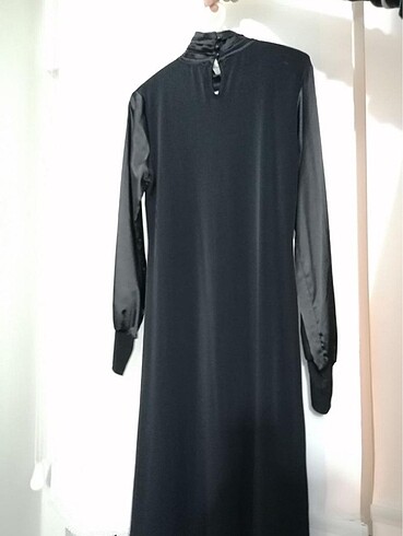Zara Siyah midi elbise