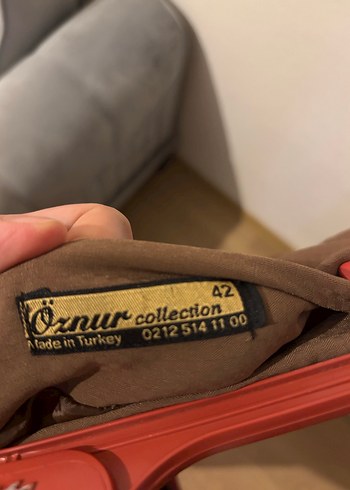 Düğmeli Kahverengi Uzun Etek - Görsel 3