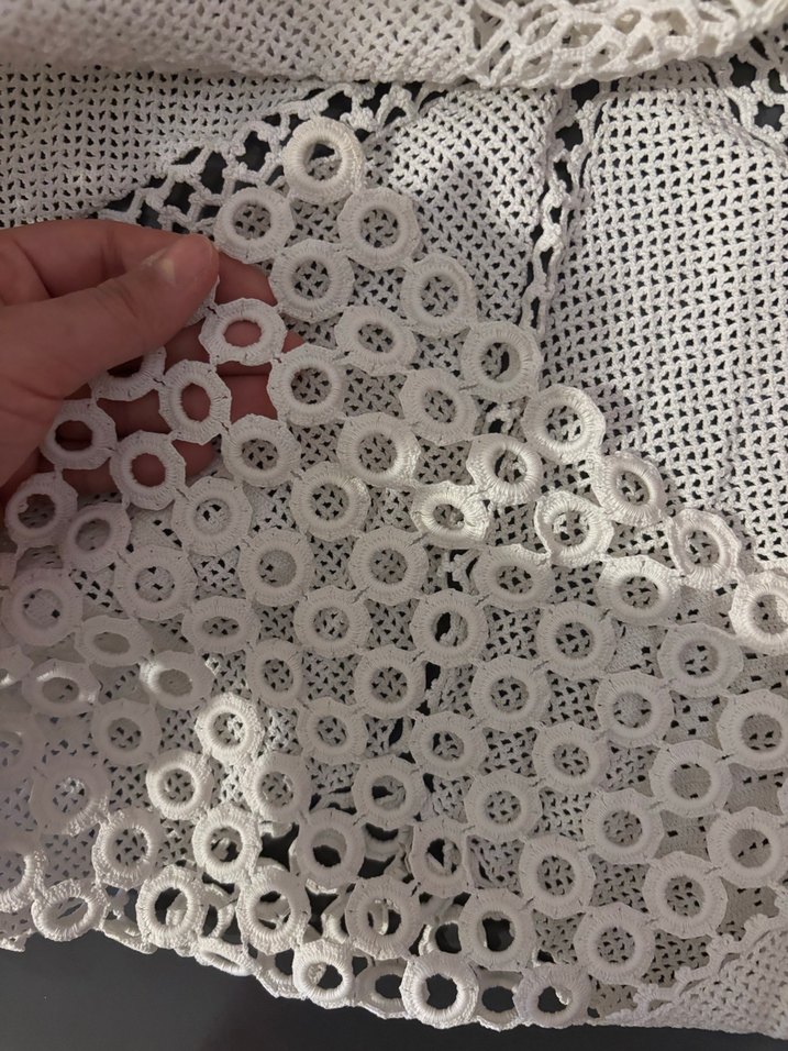 Bohem Tarzı El Örgüsü Masa Örtüsü - Görsel 5