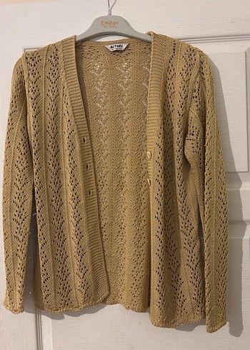 Bej Triko Kadın Hırka - Görsel 2