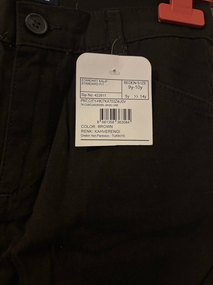 Erkek Çocuk Siyah Denim Pantolon - Görsel 3
