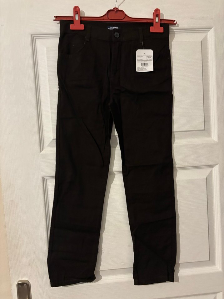 Erkek Siyah Basic pantolon - Görsel 3