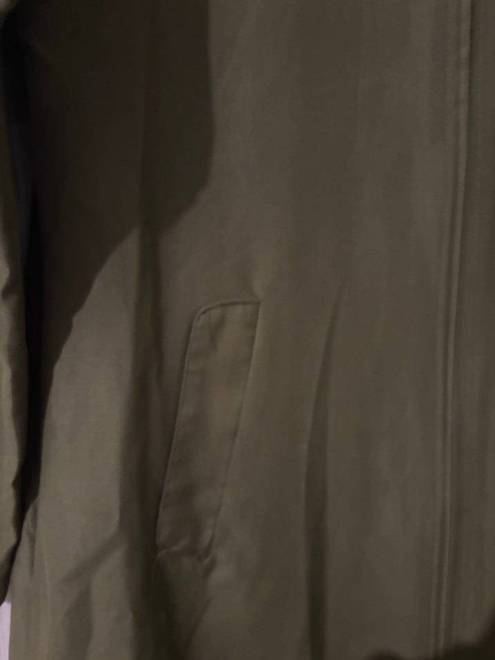 Uzun Kesim Fermuarlı Haki Kabanı - Görsel 4