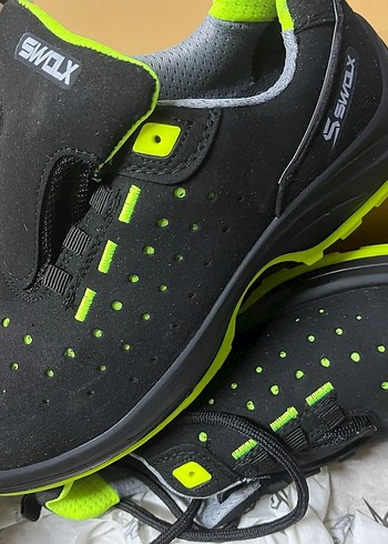 Siyah Sarı Spor Erkek Outdoor  İş Ayakkabısı - Görsel 6