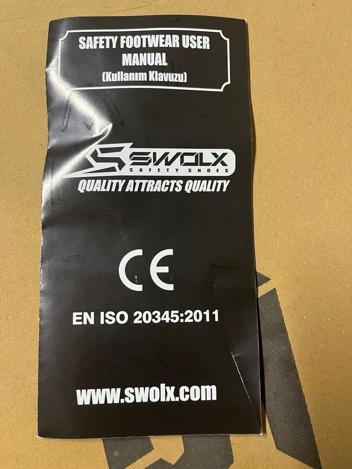 Siyah Sarı Spor Erkek Outdoor  İş Ayakkabısı - Görsel 4