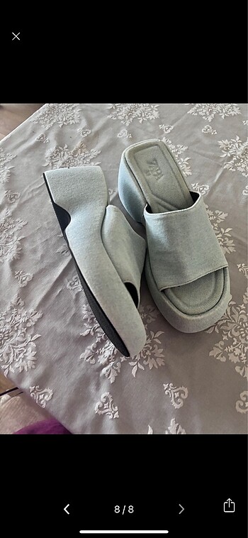 Zara Kot Topuklu Sandalet