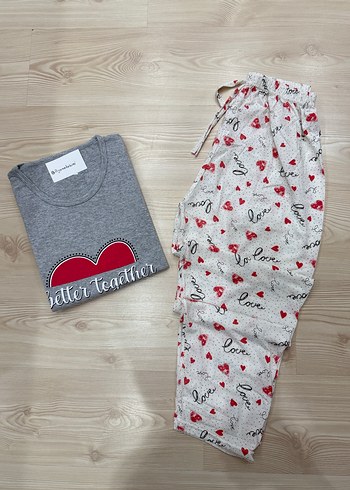 l Beden 5 adet kadın pijama takımı