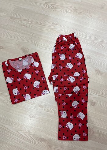 l Beden yeşil Renk 5 adet kadın pijama takımı