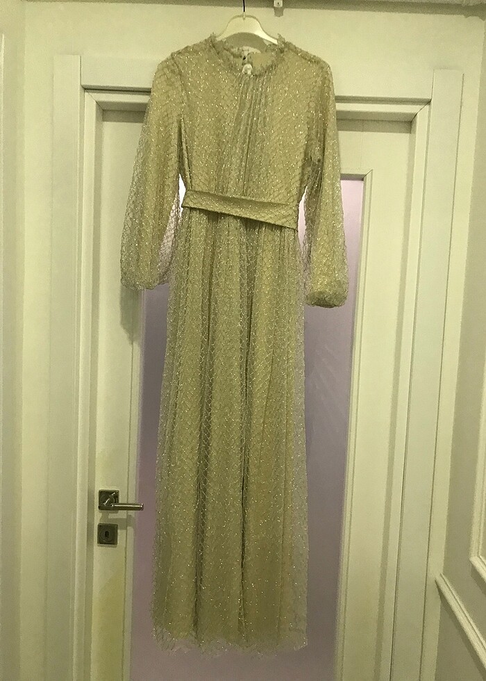 Çok şık simli abiye - Görsel 2