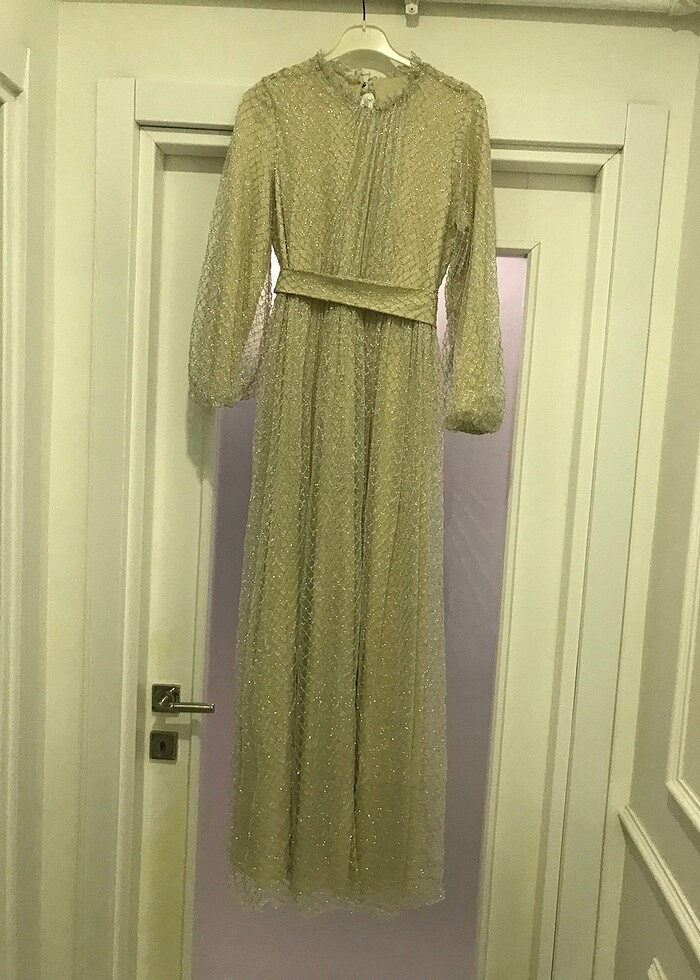 Çok şık simli abiye - Görsel 3