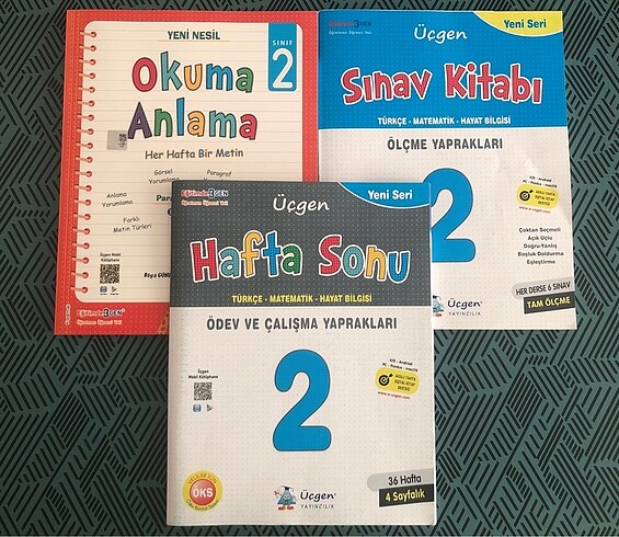  üçgen yayınları 2.sınıf çalışma kitapçıkları