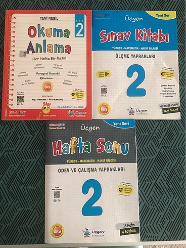 üçgen yayınları 2.sınıf çalışma kitapçıkları